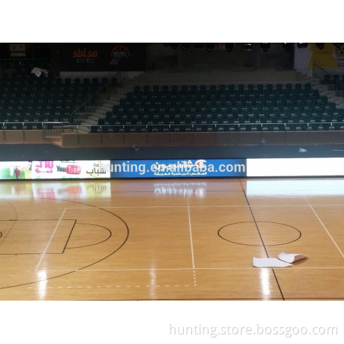 High resolution Basketball Gymnasium advertising led P10 indoor stadium perimeter led display